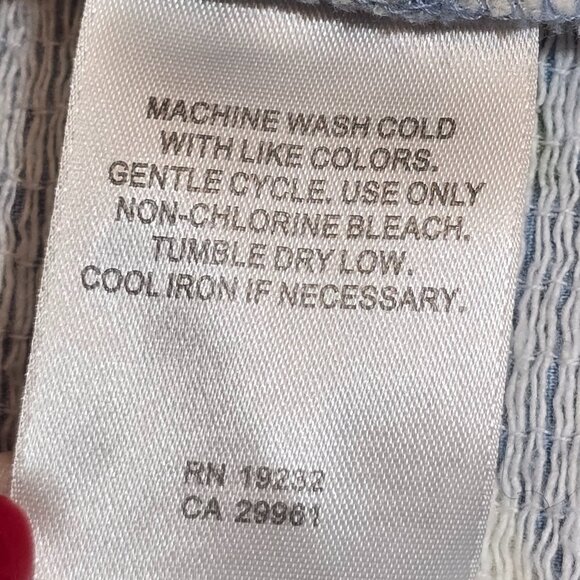 Quilted Vintage ALFRED DUNNER Blue Green & White Leaf Pattern Jacket sz 12P - Picture 12 of 12